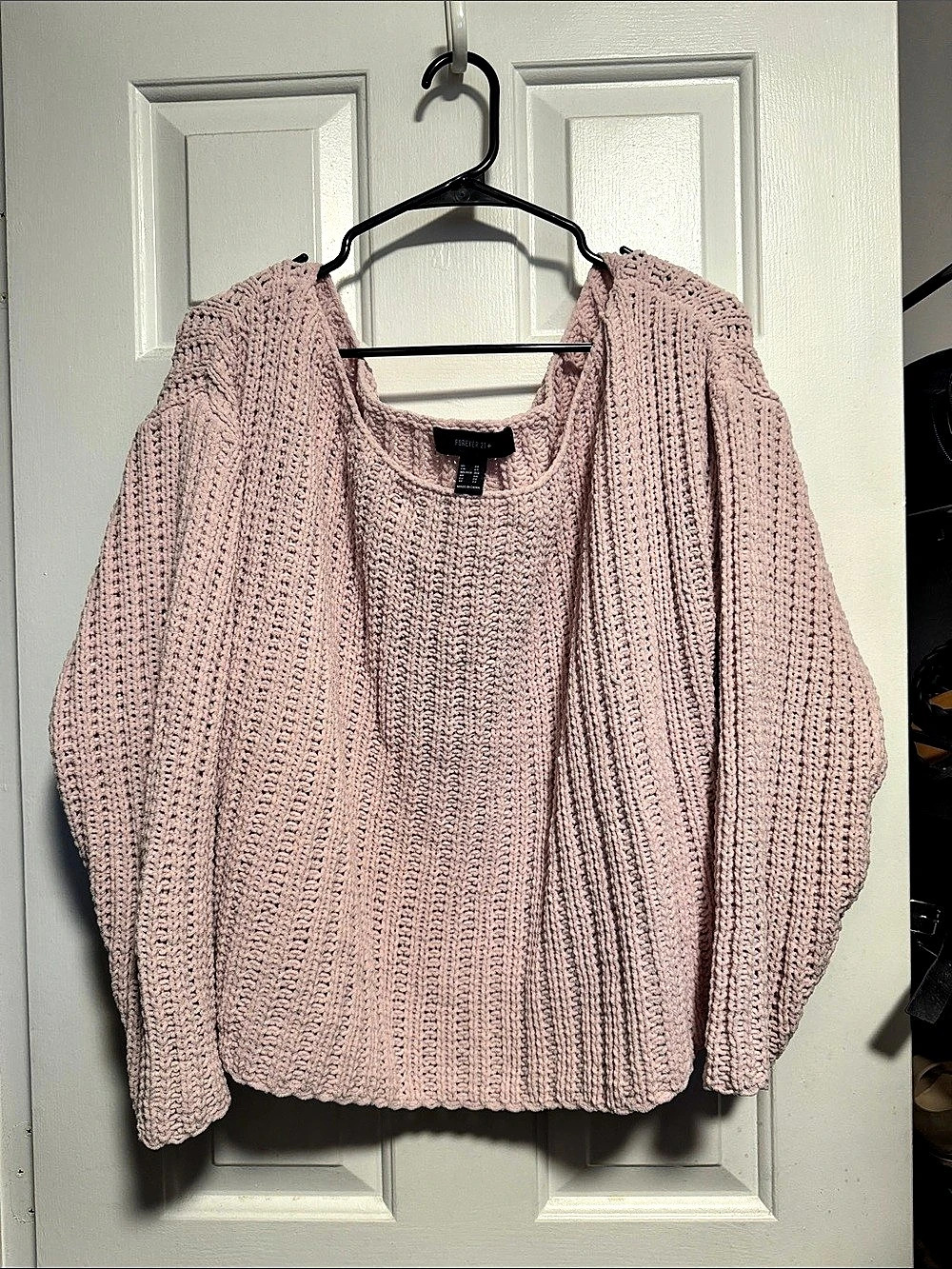 Forever 21 Pink Knit Sweater Size 2X